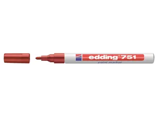 Viltstift Edding 751 Lakmarker Rond Rood 1-2mm - 1
