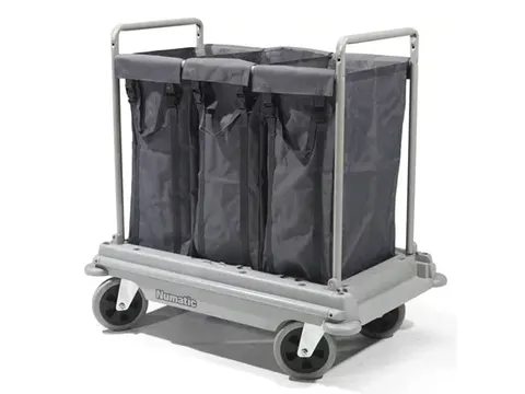 Wasverzamelwagen ReFlo NB3003R AT NuBag zwart