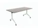Table pliante Schaffenburg 180x80cm Cerisier Havane 25mm Cadre Alu