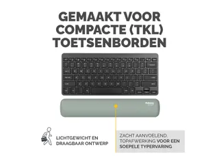 Polssteun Fellowes Breyta compact saliegroen 6x32cm - 12