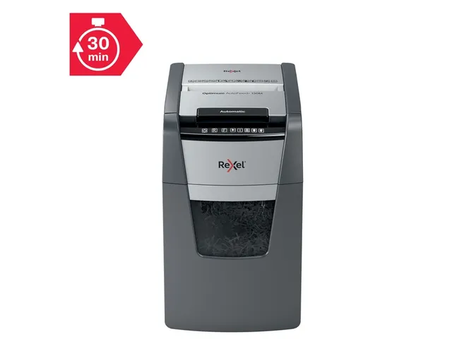 Papiervernietiger Rexel Optimum Auto+ 130M snippers 2x15mm