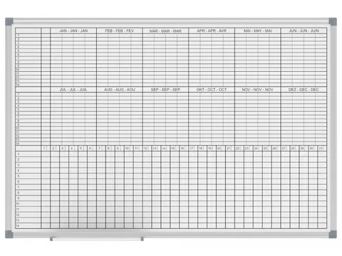 Maand- / Jaarplanner Magnetisch MAULstandard 60x90cm