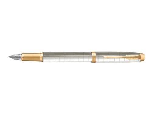 Vulpen Parker IM Premium Pearl Lacquer GT Finish Fijn Blauwe inkt