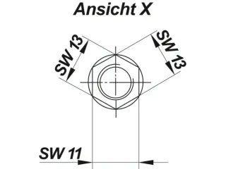 1.34/4 Interne afzuigkap 25 - 36mm - 2
