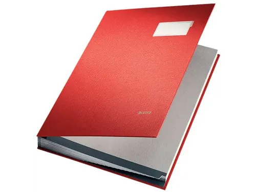 Vloeiboek Leitz 5700 rood 20 vakken