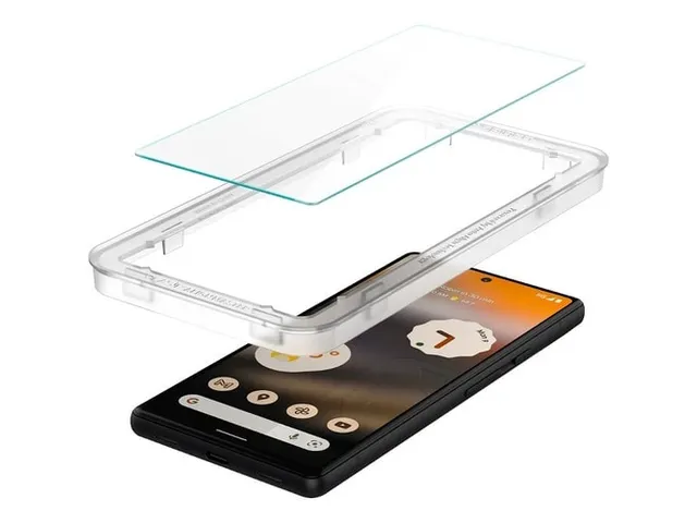 Spigen Screen protector AGL04695Pixel 6A Align Master Clear pak à 2 s