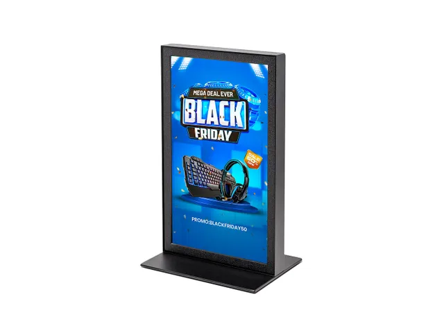 Digital Countertop T Stand met 13 inch Samsung scherm