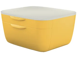Ladenblok Leitz Cosy 2 laden geel - 1