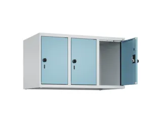 opzetkast,v. locker,3vak.,vak B 300mm,HxBxD 500x900x500mm,draaigrendel - 1