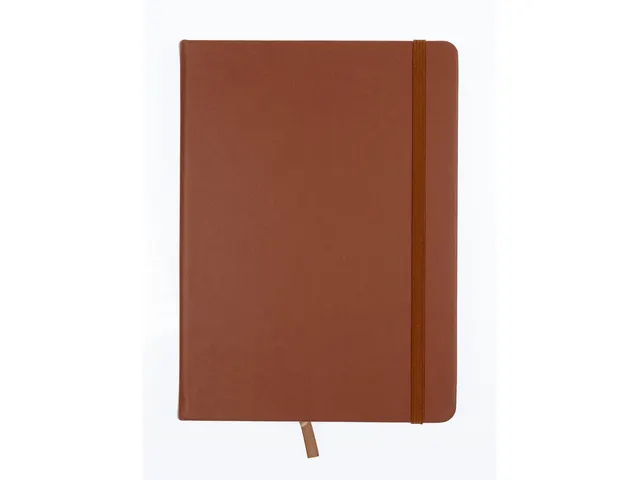 Schetsboek Kangaro A5 cognac PU HC 80 vel 140gr roomwit met elastiek e