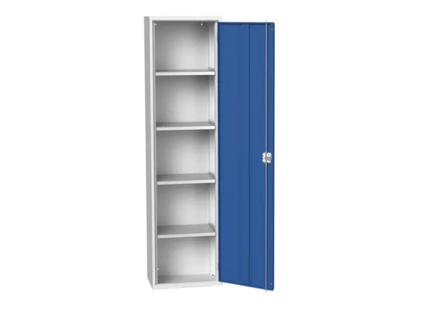 universele kast,HxBxD 2000x525x350mm,4xStalen bodem,draaigrendelslot