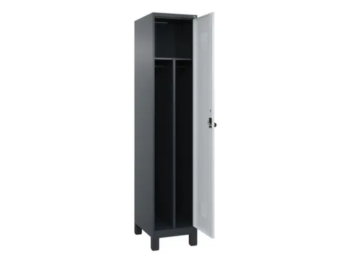 locker voor scheiding van kleding,HxBxD 1950x400x500mm,1vak