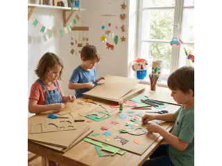 Fotokarton Kangaro kraft 50x70cm 230gr pak 25 vel - 5