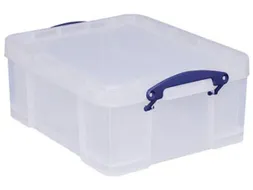 Opbergbox Really Useful 21 liter 450x350x200mm transparant wit