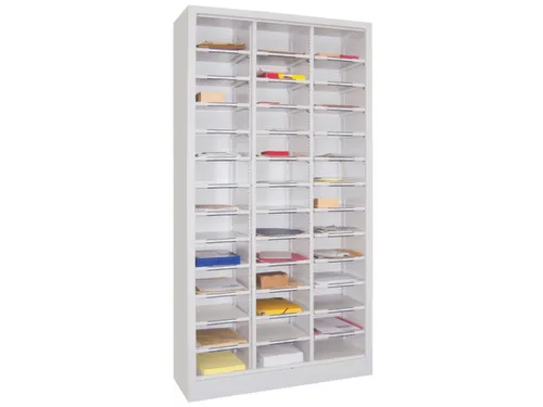 Postsorteerkast Zonder Deuren 1950x1000x400mm 3x13 Vakken Ral7035