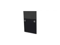 baliepaneel,v. bureau,aanbouw rechts,B 800mm,CC-zwart,BN8010-antraciet
