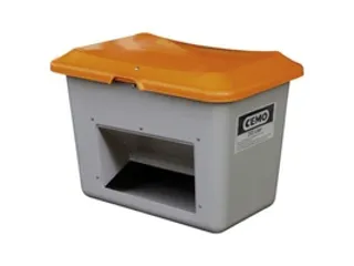 strooigoedbak,400l,HxBxD 670x1210x820mm,GVK,grijs,deksel oranje - 2