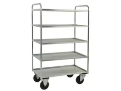etagewagen,draagverm. 400kg,5etage(s),laadvl. LxB 900x440mm,staaletage