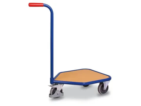 Platformwagen Duwstang 150kg Laadvlak 565x450mm 3 Wielen