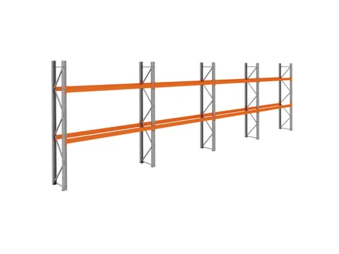 palletstelling,basis+3xaanbouw,HxBxD 3360x11300x750mm,vakl. 3000kg