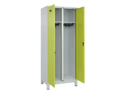 locker voor scheiding van kleding,HxBxD 1950x800x500mm,2vak