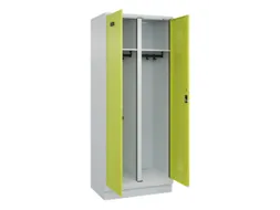 locker voor scheiding van kleding,HxBxD 1950x800x500mm,2vak