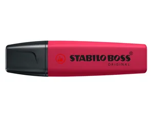 Markeerstift STABILO Boss 70/250 Wildflower bourgogne rood - 2