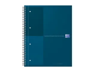 Spiraalblok Oxford International Notebook A4+ lijn Petrol Blauw - 1