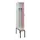 locker met bank,voor scheiding van kleding,HxBxD 2120x300x815mm,1vak