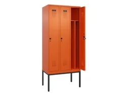 locker voor scheiding van kleding,HxBxD 2120x900x500mm,3vak