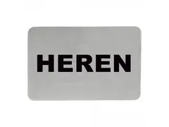 Tekstplaatje heren
