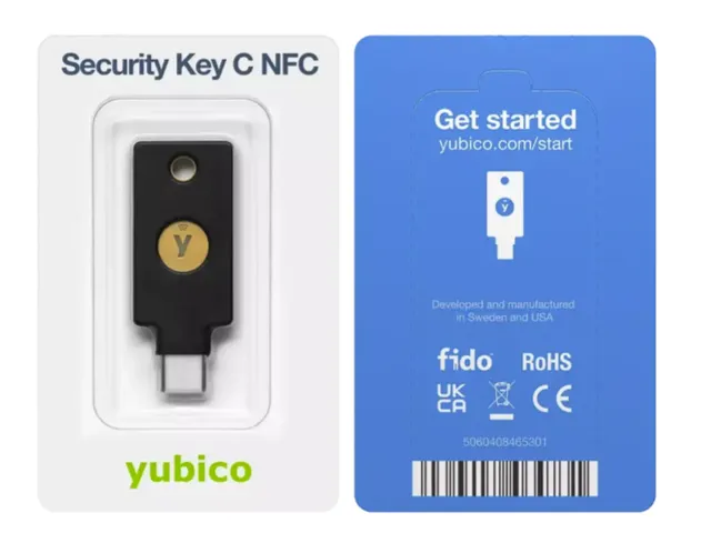Yubico Security Key C NFC USB-C Zwart