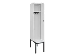 locker met bank,HxBxD 2120x400x815mm,1vak,vak B 400mm,cilinderslot