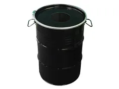 Afvalbak The Binbin Met Inwerpopening 60 Liter Zwart