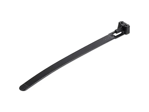 12cm Herbruikbare Kabelbinders zwart nylon 100 stuks