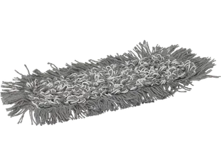 ErgoClean 549625 DAMP 43 mop 25cm vochtig microvezel grijs-wit - 1