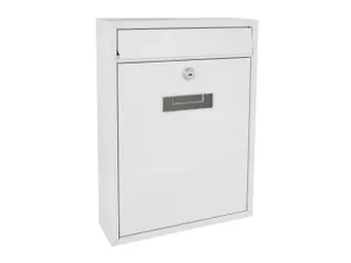 Brievenbus Ibiza Wit met naamplaatje incl. 2 sleutels 36x26x8cm - 4