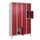 lockerkast,HxBxD 1950x1200x500mm,4x4vakken,vak B 300mm,cil.-slot