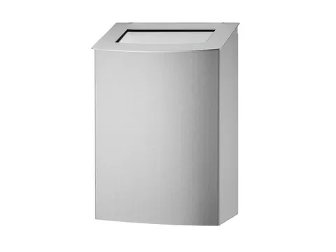 Afvalbak 20 liter gesloten RVS AFP