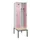 locker met bank,voor scheiding van kleding,HxBxD 2120x600x815mm,2vak