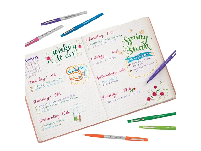 Fineliner Paper Mate Flair Candy Pop 0.7mm blister à 12 kleuren