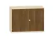 kantoorkast,HxBxD 770x1000x430mm,decor romp esdoorn,decor front noten