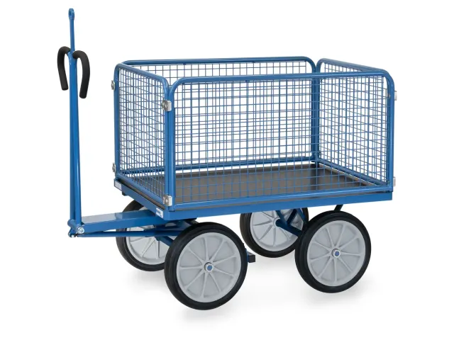 Handtrekwagen Trekoog 6434vz 1000kg 1200x800mm Draadgaas Rubber