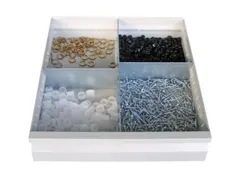 Sleufscheidingswandset,1Xsleufwand/2Xscheidingsplaat