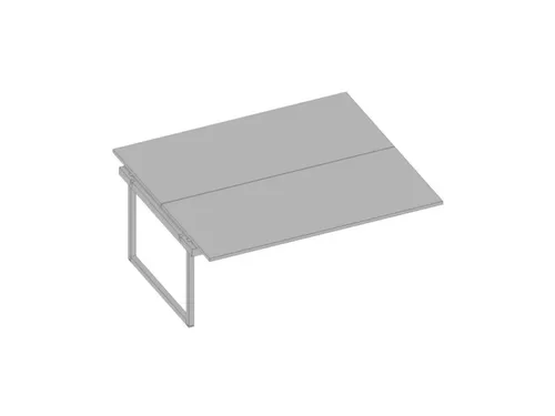 aanbouwtafel,v. benchtafel,HxBxD 730x1800x1600mm,blad grijs