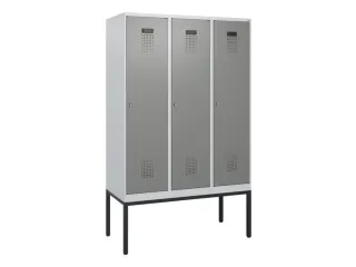 schoollocker,HxBxD 1950x1200x500mm,3vak,vak B 400mm,cil.-slot - 2