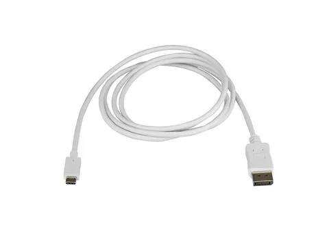 1.8 M Usb-C Naar Displayport Kabel - 4k 60hz - Wit