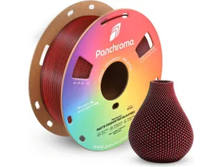 PLA Dual Matte 1,75mm zwart-rood 1kg Panchroma 3D Filament - 2
