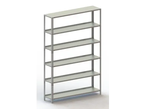 magazijnstelling,grondveld,HxBxD 1850x1254x304mm,vaklast 80kg