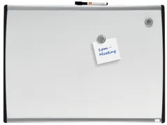 Nobo droog uitwisbaar whitebord met gewelfde lijst 58.5x43cm